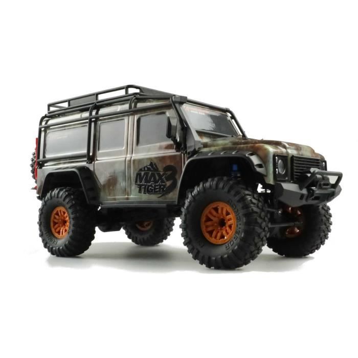 Camion à chenilles - AMEWI - DIRT CLIMBING MAX TIGER 3 - 4WD - Échelle 1:10 - LED