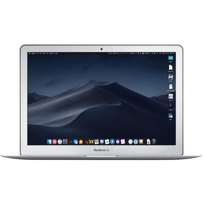 Achat PC Portable Apple MacBook Air A1465 (MD711LL/B - Début 2014) 11.6" Core i5 1,4 GHz 4Go de RAM 128Go SSD Mac OSX MOJAVE pas cher