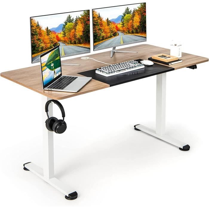Gymax Mobile Debout Bureau Ordinateur Réglable Bureau Inclinable Poste De Travail Noir Gymax Mobile Debout Bureau Ordinateur Réglable Bureau Inclinable Poste De Travail Noir