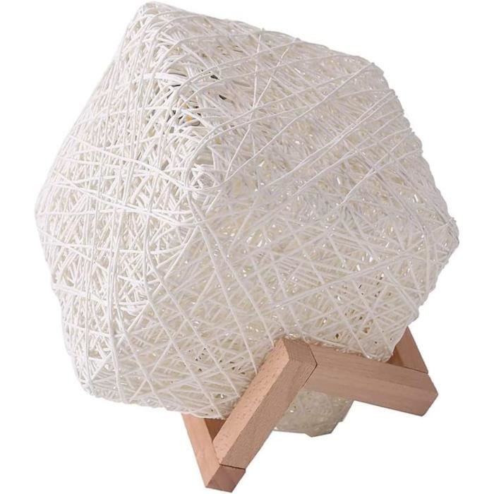 Lightrattan Star Led Night Usb Cube Wood Mise En Page Atmosphère ...