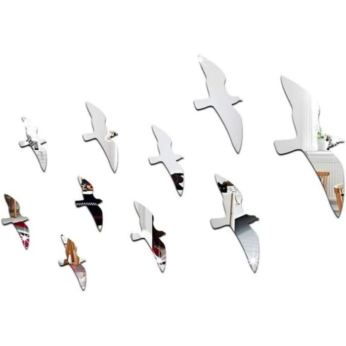 Lot De 8 Clips De Miroir Pour Mur, Pinces Rondes En Verre