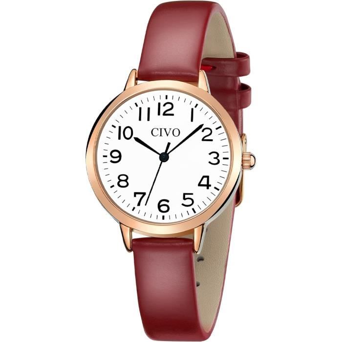 Montre Femme Radiant Chris Her - Cadran Carré Acier Inoxydable Chiffres Romains
