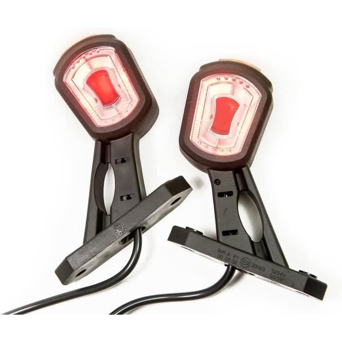 Feu De Gabarit Led 24v Camion LED Caoutchouc 12V 24V 2 Feux De Gabarit LED Caoutchouc - 12V/24V - Homologués E - Pour Camion/Caravane - Web Truck Feux Caravane Campingcar Feu De Feu De Gabarit Led 24v Camion LED Caoutchouc 12V 24V 2 Feux De Gabarit LED Caoutchouc - 12V/24V - Homologués E - Pour Camion/Caravane - Web Truck Feux Caravane Campingcar Feu De