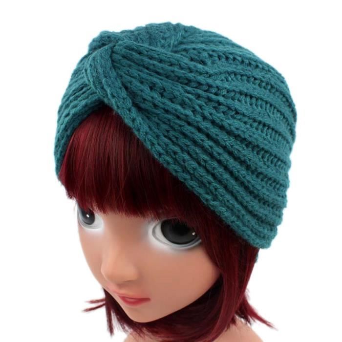 Enfants Bebe Filles Tricot Bonnet Beanie Turban Tete Wrap Cap Pile Cap Bu Mv523 Achat Vente Bandeau Serre Tete Enfants Bebe Filles Tricot Cdiscount