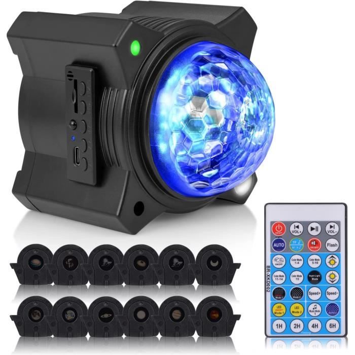 Lampe LED Moman Pour Placard - Lot De 6 - 13 Couleurs RGB - Télécommande Et Minuterie - Alimentation Piles