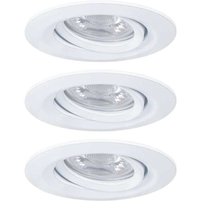 Projecteur LED Encastré Plat 7W - Dimmable, IP44, Couleur Variable (3000K/4000K/5700K)