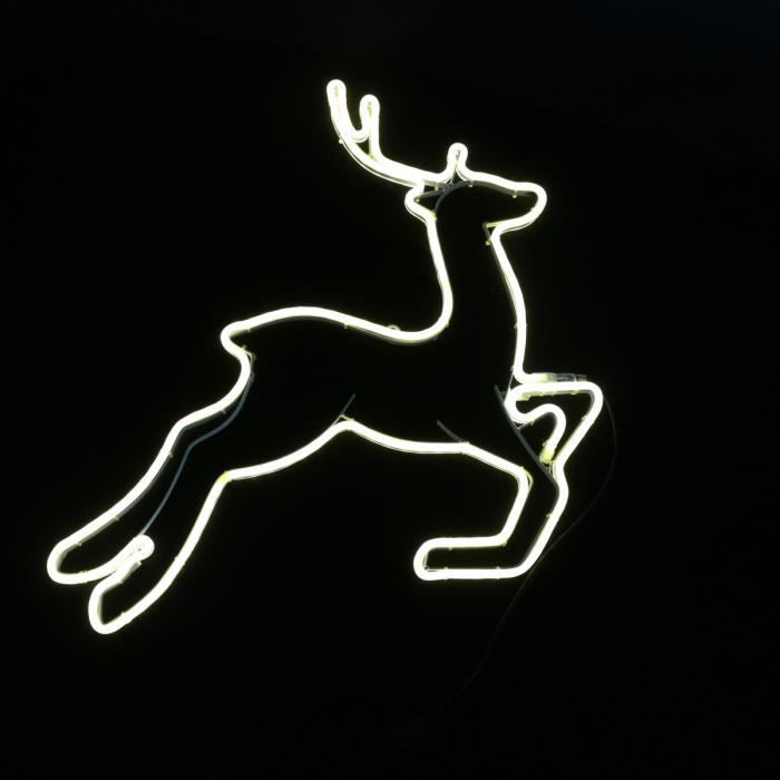 Lampe Neon Rennes de noel 36 cm