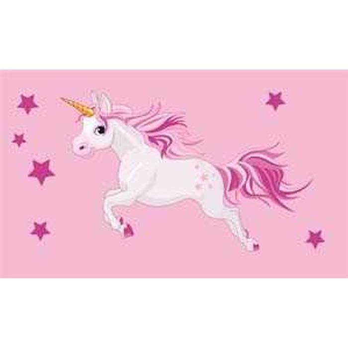 Einhorn Gartenflagge 90x150 Cm – Bunt, Wetterfest, Aus Polyester Für Draußen & Deko