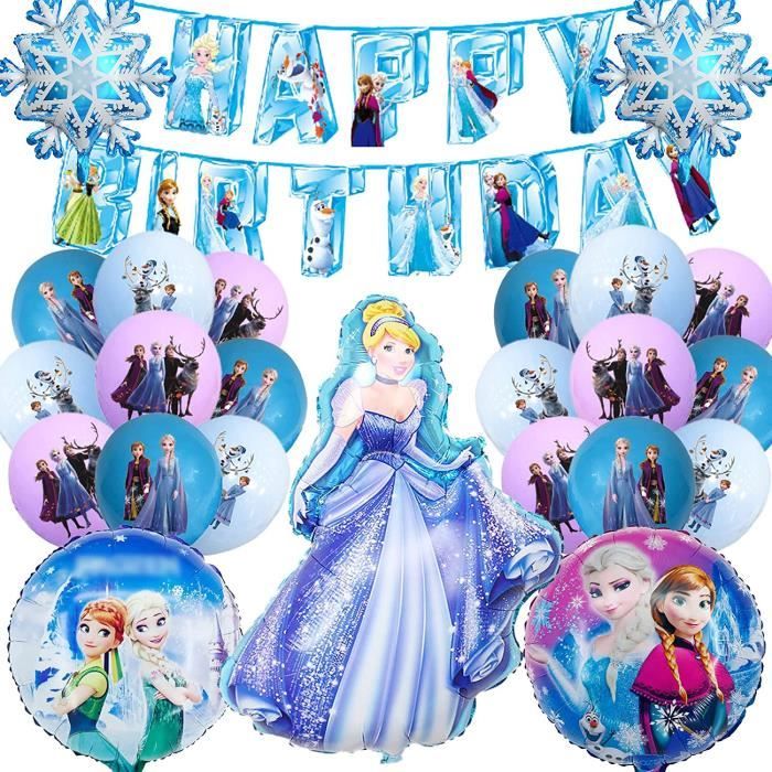 Ballons 'Joyeux Anniversaire Sofia La Première' - Déco Fête Princesse (Anagram, Neuf)