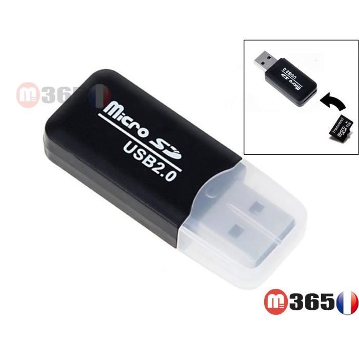 Lecteur adaptateur micro carte memoire mini SD Flash USB 2.0 & 1.1 & 1.0 TF  Trans Flash sd memory