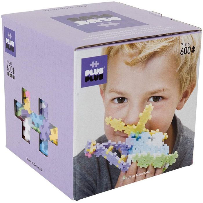 Jeu de construction Plus-Plus Boite de 600 Mini pastel Mixte