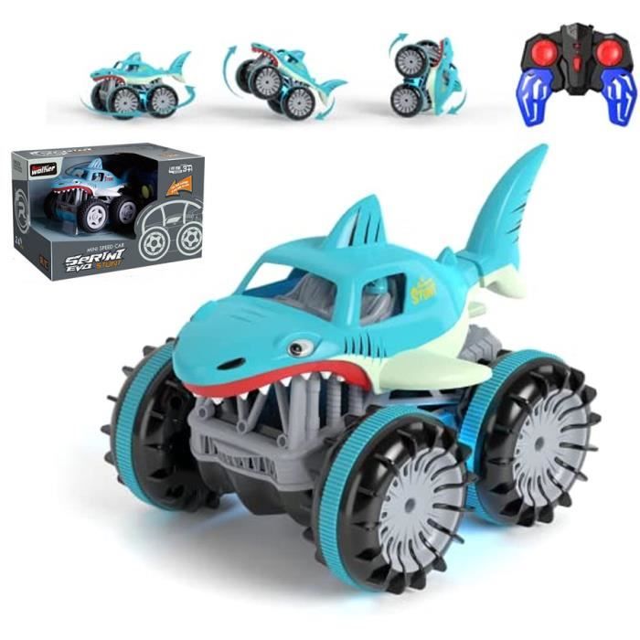 Jouet pour Garçon 6 7 8 9 10 ans,RC Voiture télécommandée Tout-Terrain 4WD  Stunt Car Rechargeable Voiture étanche - Cdiscount Jeux - Jouets