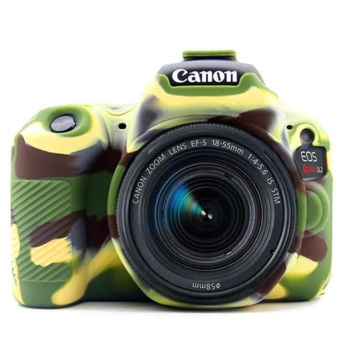 EasyCover Housse De Protection Silicone Pour Canon 7D Mark II – Protection Chocs, Rayures, Poussière – Accès Total Aux Commandes