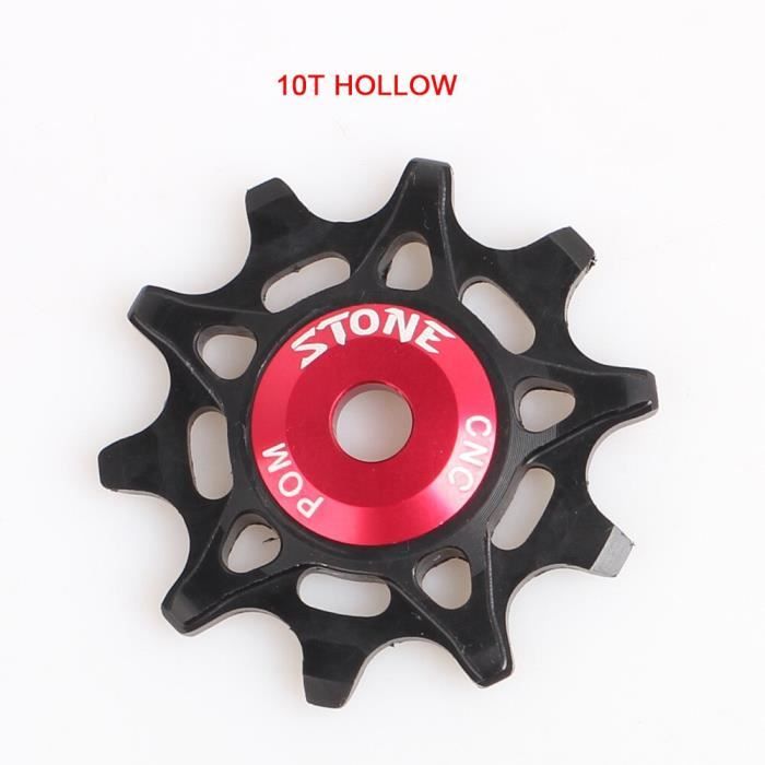 Paire De Galets De Dérailleur (jockey Wheels) En Plastique Noir - Compatible Route, VTT, Hybride - 5-9 Vitesses