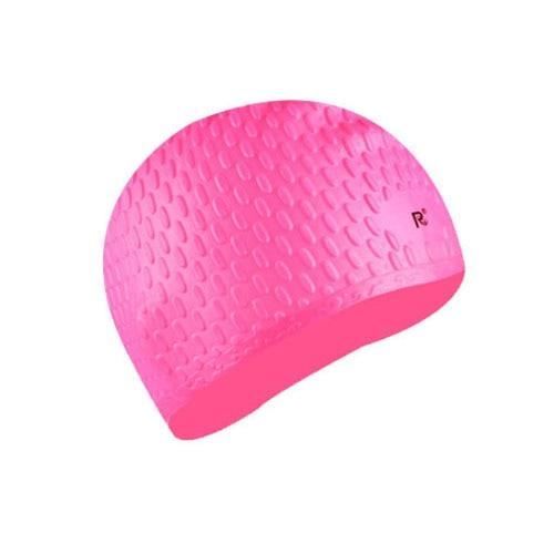 couleur casquette rose bonnet de bain en silicone pour femmes, grande taille, étanche, cheveux longs, équipem