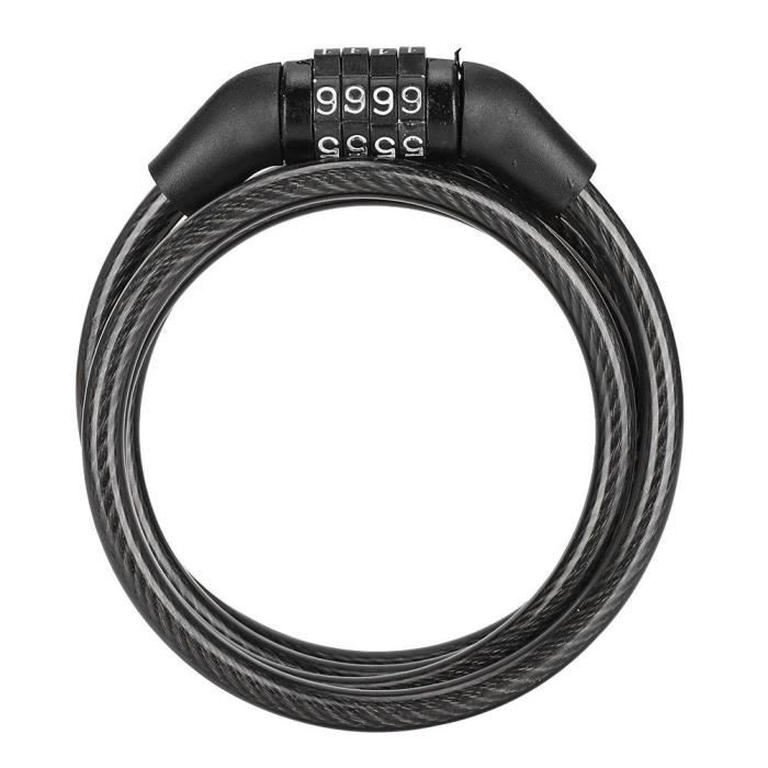 Support Antivol Pour Vélo VUIUYOIES : Garde Ton Cadenas Bien En Place, Noir, Compatible Avec La Plupart Des Câbles
