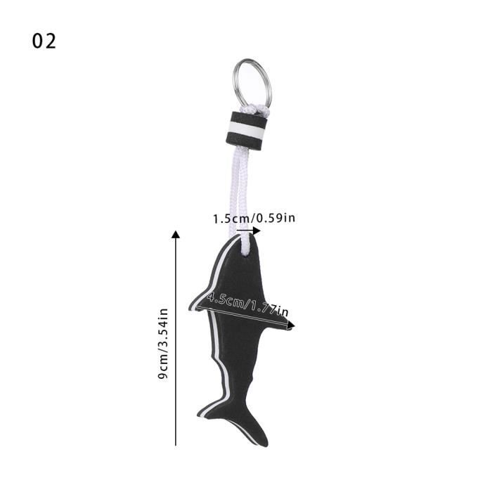 Lot De 2 Porte-Clés Flottants Gosknor – Néoprène, Étanches, Léger (14x4,5 Cm), Violet, Pour Bateau, Surf, Kayak Et Sports Nautiques