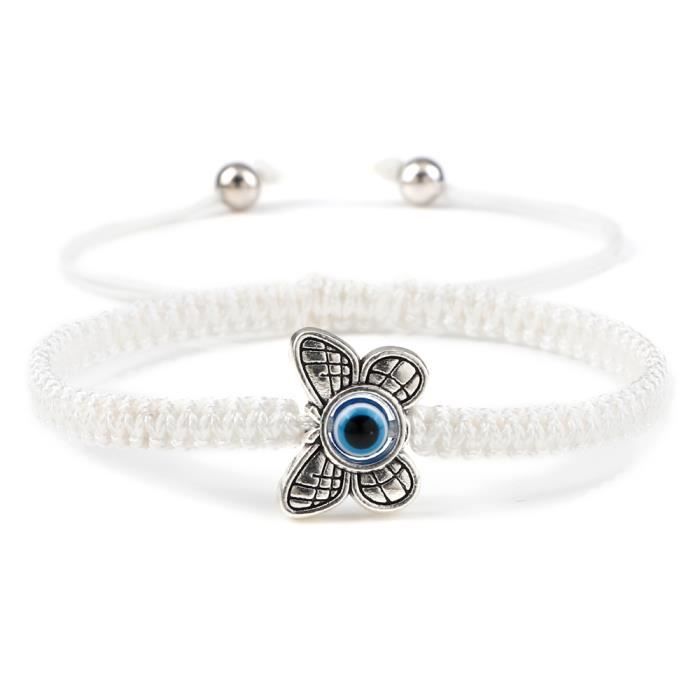 Bracelet De Cheville Mauvais Œil Boho – Œil Turc Multicolore – Chaîne Pied Or – Bijoux Été Femme & Fille – Protection & Style