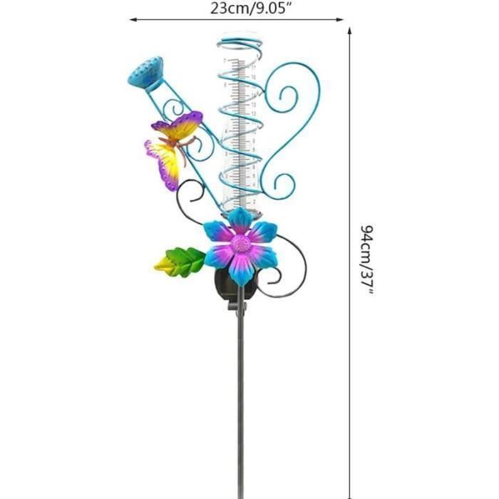 Jauge De Pluie Décorative En Forme D'Escargot - Compteur Pluie Antirouille Pour Jardin Patio Pelouse