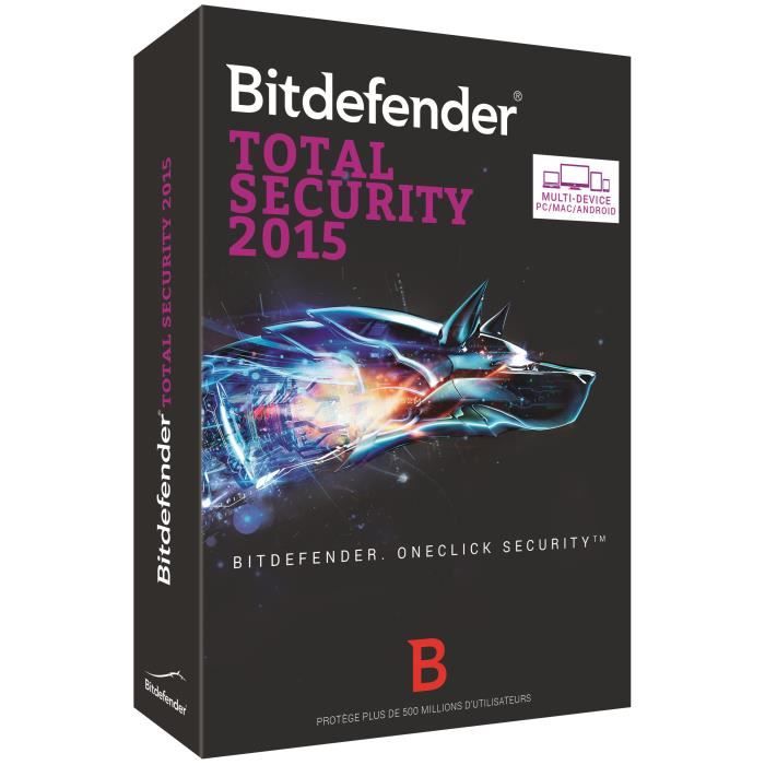 Bitdefender Total Security Multi-Device 2015 - Cdiscount Informatique