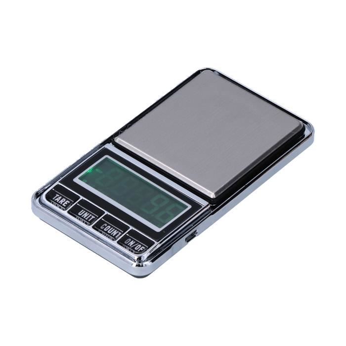 Balance Numérique De Poche 0.01g à 500g - Multi-unités - Avec Piles - Idéale Bijoux, Cuisine