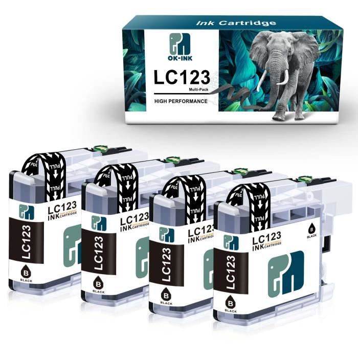 Cartucce Compatibili MPINK Per Brother LC-123 XL – 4 Colori Per MFC-J245, J475DW, J870DW - Foto 1