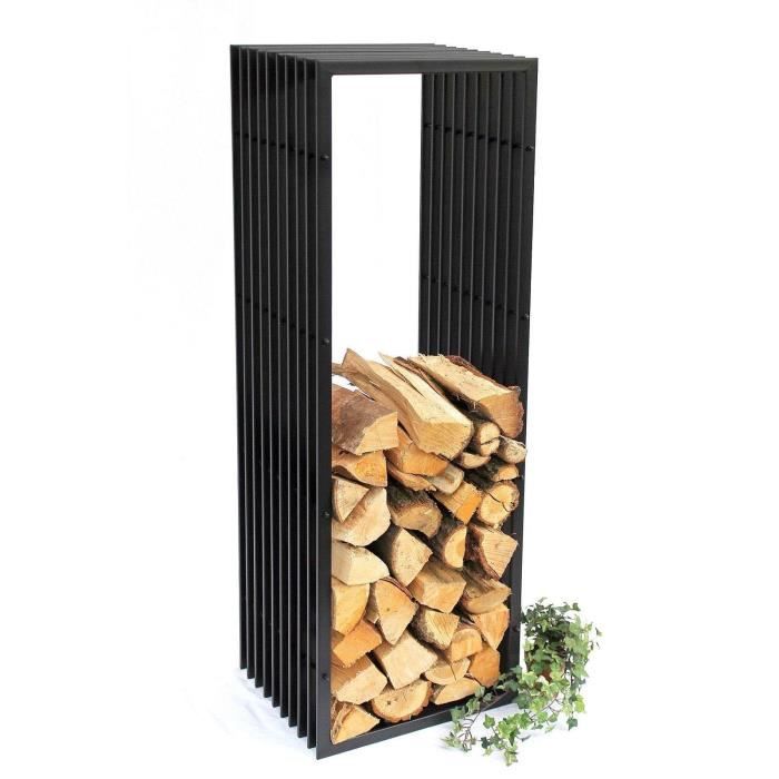dandibo etagère bois de cheminée d-style 150cm porte bois de chauffage 10105 corbeille bois porte bois de cheminée etagère en bois