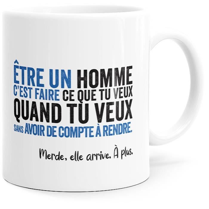 Mug Humour Etre Un Homme Tasse Message Drole Idee Cadeau Original Pour Ami Couple Amoureux Collegue Anniversaire Noel St Valentin Cdiscount Puericulture Eveil Bebe