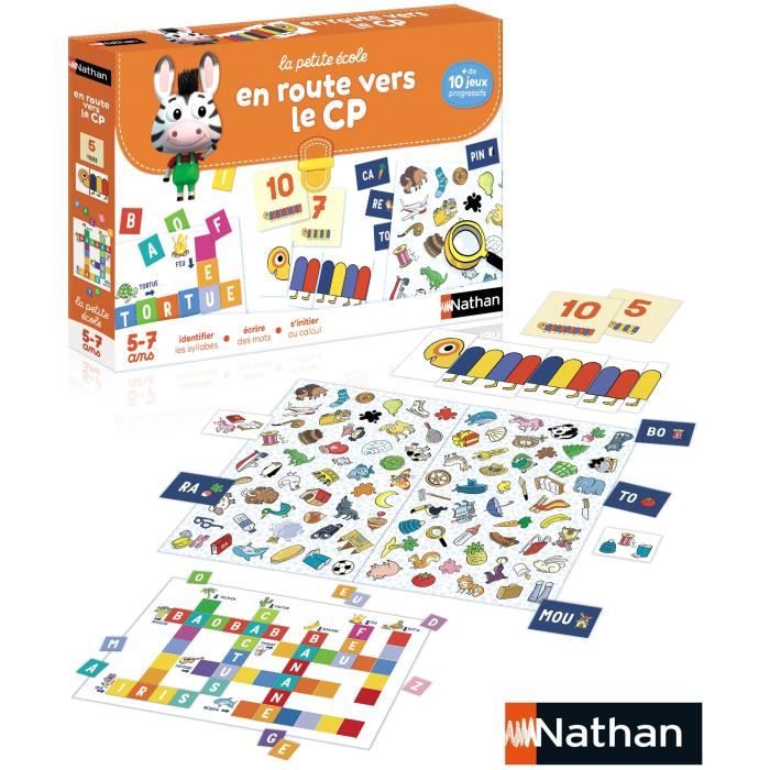 Coffret jeux 5 ans : Mes jeux de grande section Nathan - Nathan | Beebs