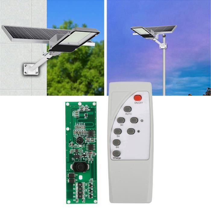 FLAMEEN Module de Contrôleur de Lampe Solaire, Chaîne de Lampe Solaire, 2pcs Lampe Solaire Chaîne Contrôleur Module Circuit Imprimé avec 8 Types de Mode de Lumière et Interrupteur 1.2V
