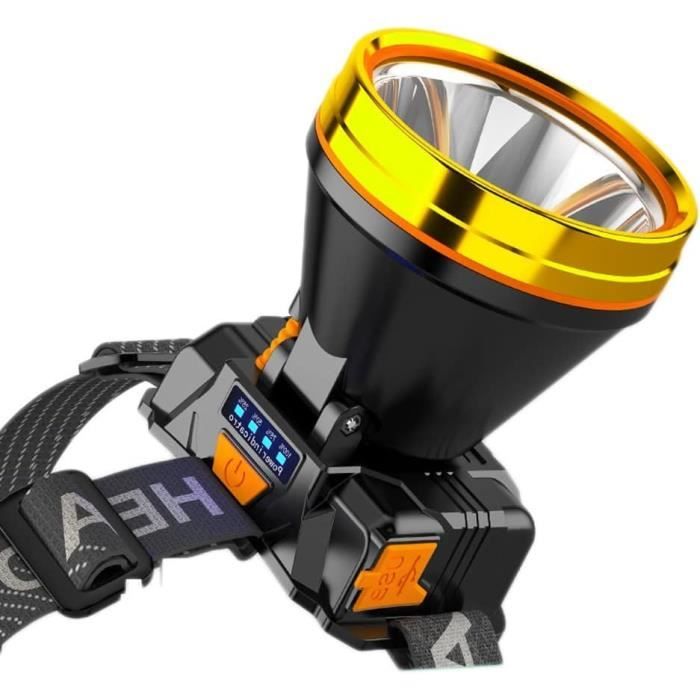 TIP Lampe de poche montée sur la tête de la lampe de charge USB multifonction extérieure pour le