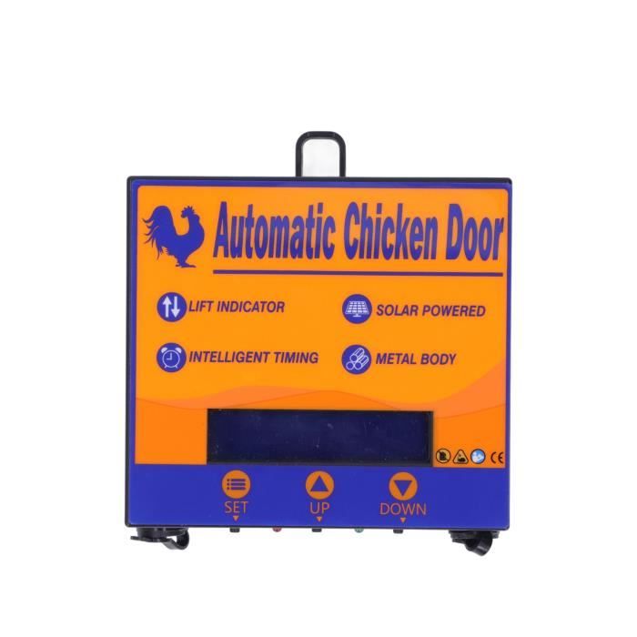 Ouvre-porte Automatique Pour Poulailler – Minuterie, Télécommande, étanche IP65, Piles Ou Solaire - 8