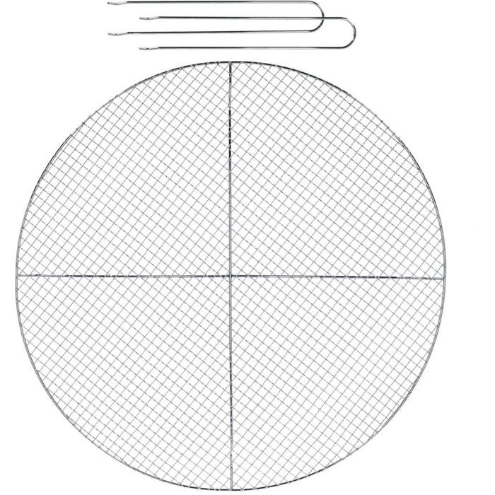 Grille BBQ pour brasero en fer galvanisé