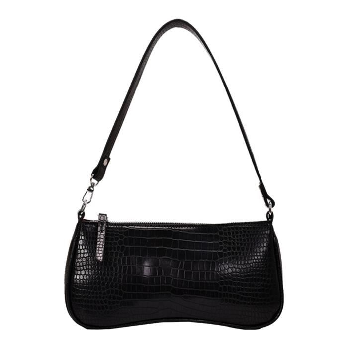 Sac Bandoulière Soirée Noir à Fermoir étincelant - Occasion Comme Neuf - Petit Modèle