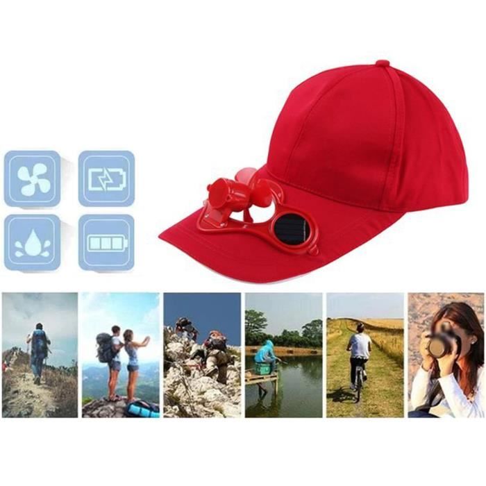 Casquette Respirante avec Ventilateur Rechargeable main image 0