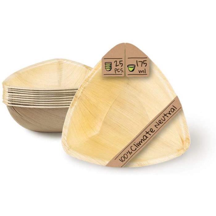 Assiette Jetable Limics24 Palmware Bol Feuille Palmier Écologique