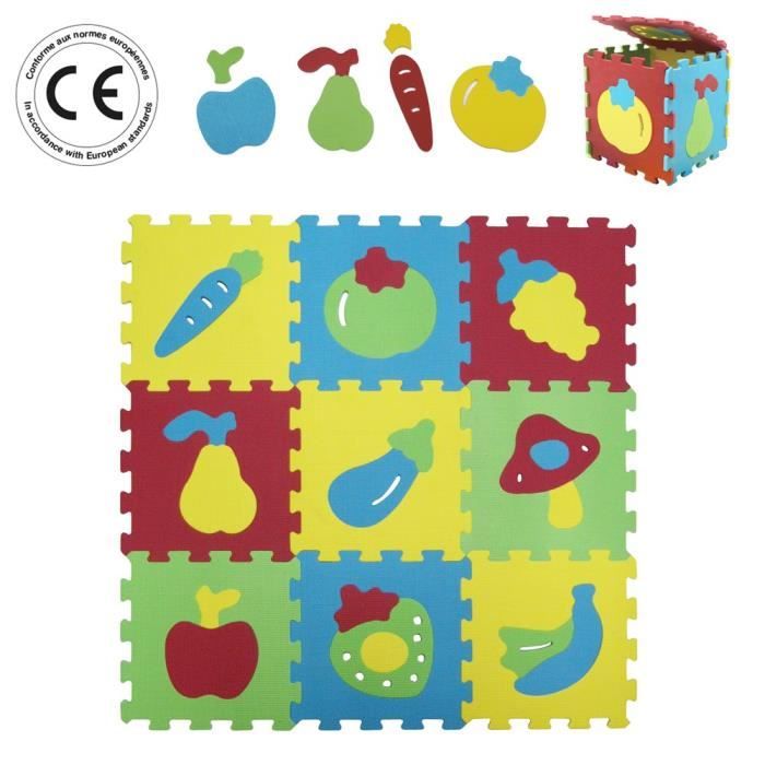 Ludi Tapis Mousse Basic Fruits Cdiscount Puericulture Eveil Bebe