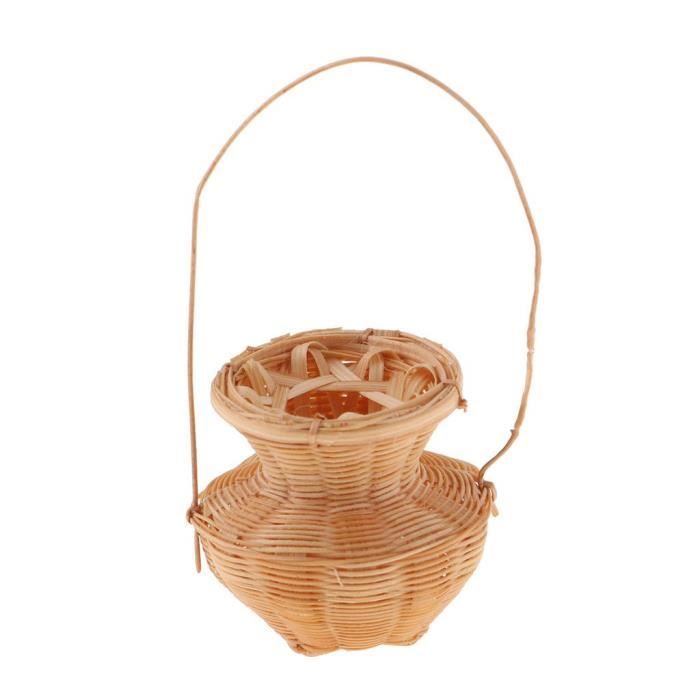 Panier de pêche japonais vintage bambou osier de cormoran rare