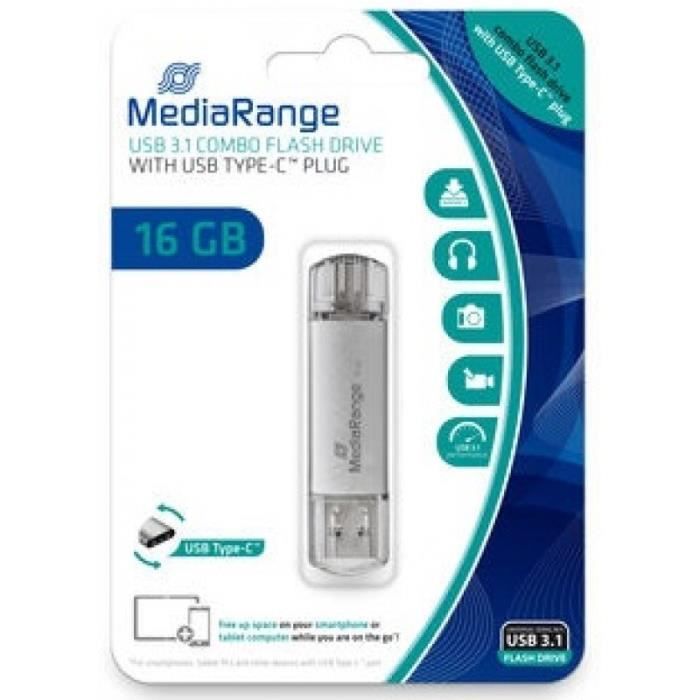 MediaRange combo Clé USB USB 3.1 / USB C - vue 4
