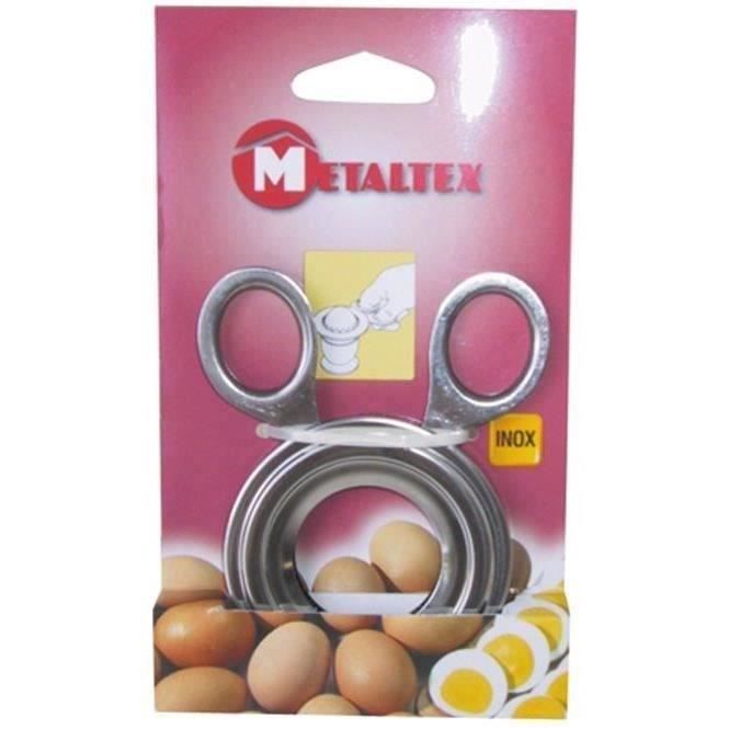 Tranche coque d'oeuf en inox