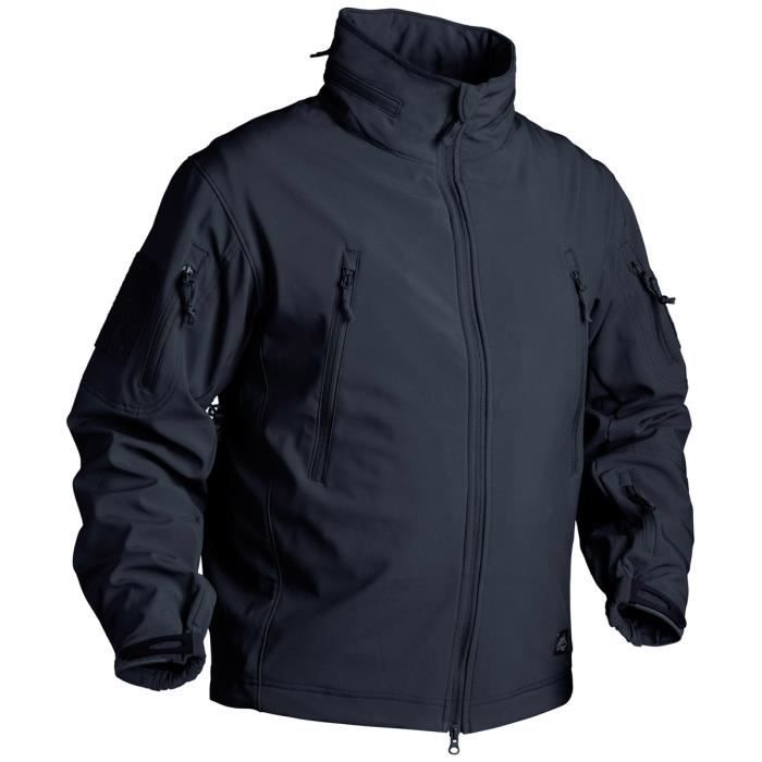 Veste Soft Shell Helikon-Tex Gunfighter Bleu Marin XL - Imperméable et respirante