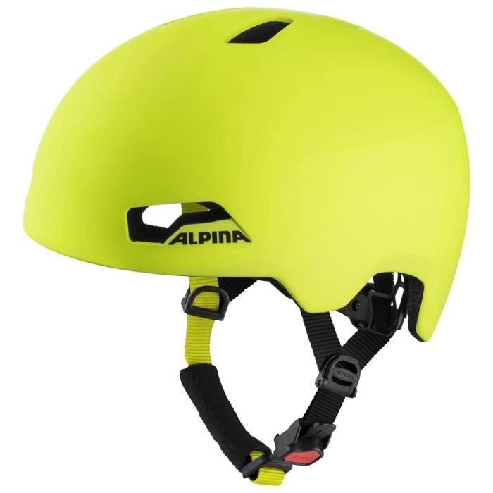 Casque de vélo ALPINA HACKNEY - Enfant - Jaune - Be visible - 51-56 cm