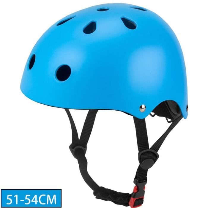 Iixpin Lot De 7 Pièces Equipement De Protection Casque Vélo Enfant Protège-poignet Genouillère Coudière Bleu - Sport