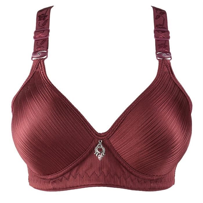 Uwdiohq Soutien-Gorge Grande Taille Femme Sans Armature – Dentelle Sexy Confortable, Brassière Allaitement & Quotidien Push-up Doux (Lot Ou Lot)