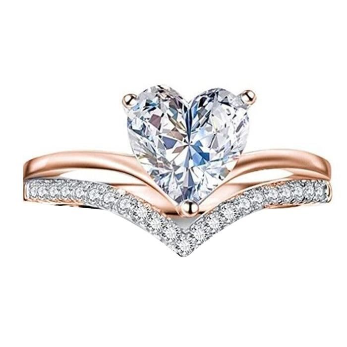 Bracelet Femme Amour Coeur Pendre Chaîne Billes Acier Inoxydable Chaîne