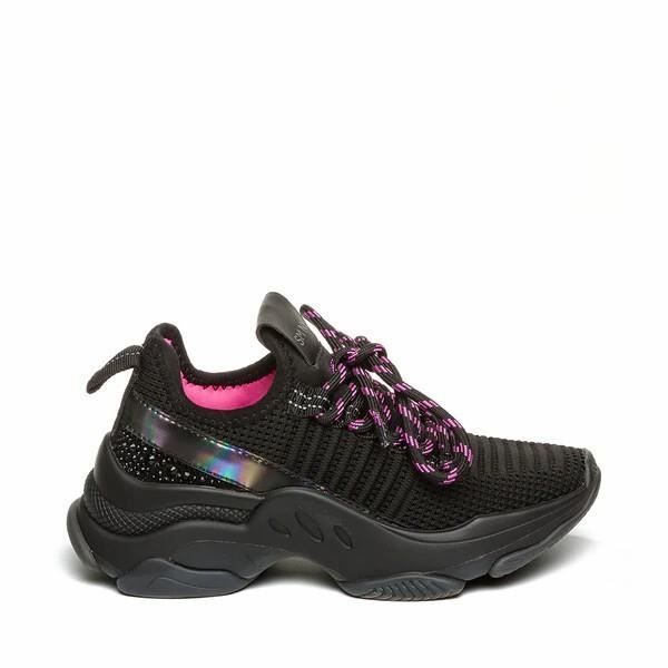 Steve Madden Baskets fille Steve Madden Jmaxima - Noir - Lacets - Synthétique