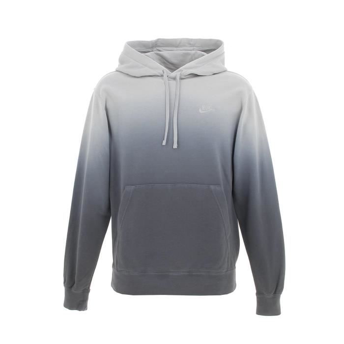 Sweat à capuche Nike M nk club+ ft po hd dip dye Gris anthracite