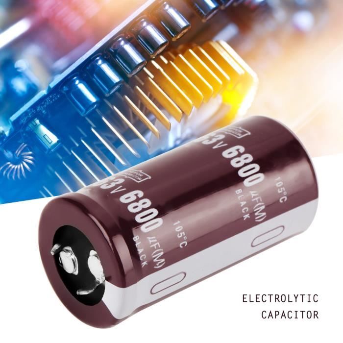 CONDENSATORE 6800 UF 50V Elettrolitico Verticale 105 Gradi 6800 MICROFARAD 50 VOLT - Foto 14