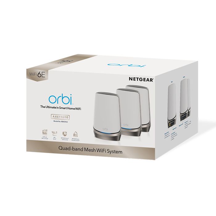 NetGear Orbi RBKE963 Blanc - Répéteurs WiFi - Marketplace - Réseau