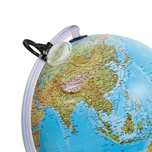 Mappamondo Uranio Nova Rico D.30 Cm Con Luce - Fisico-Politico, Italiano, Fatto In Italia - Foto 11